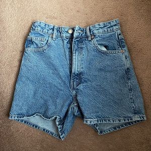 Zara Mom Fit Jean Shorts